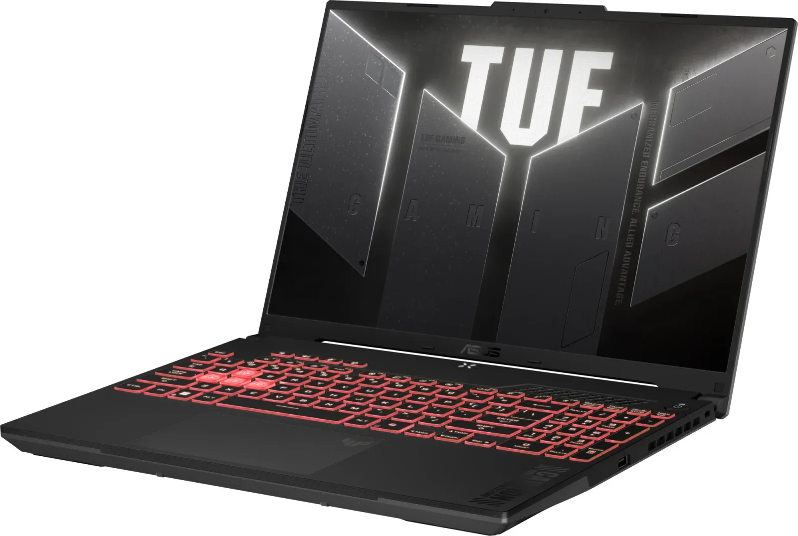 Ноутбук Asus TUF Gaming A16 FA607NUG-WH73 Ryzen 7 7445HS 16Gb SSD512Gb NVIDIA GeForce RTX4050 6Gb 16 IPS WUXGA 1920x1200 Windows 11 Home Multi Language grey WiFi BT Cam 90NR0MU3-M00AT0 - фото 4