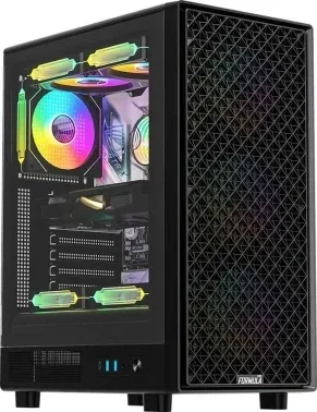 Корпус Formula Mana Dynamic AR черный без БП ATX 3x120mm 2x140mm 2xUSB3.0 audio bott PSU - фото 7