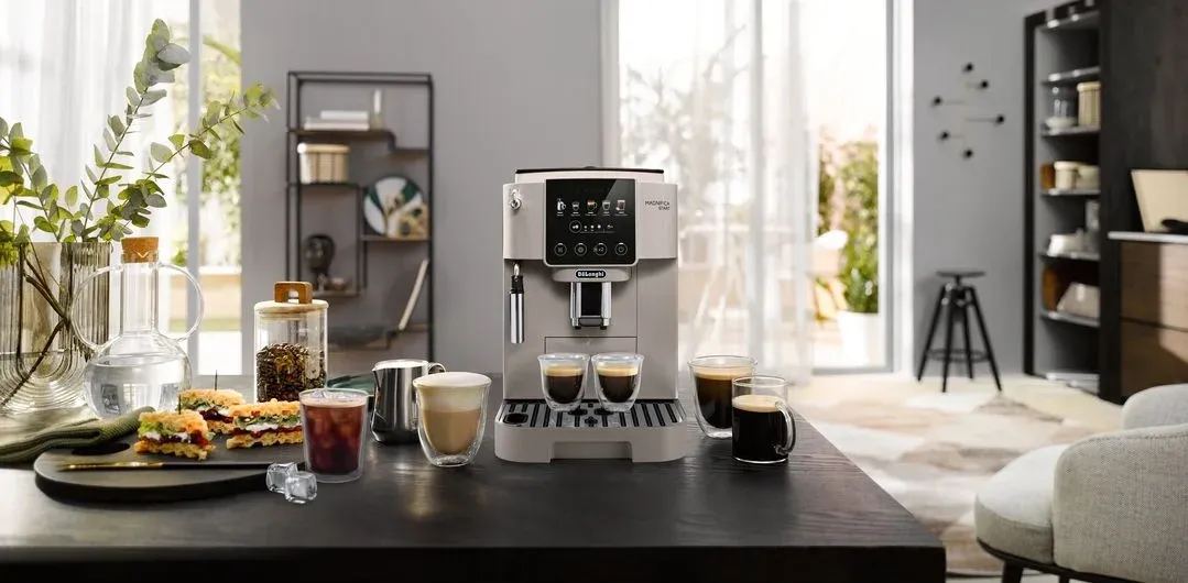 Кофемашина Delonghi Magnifica Start ECAM220.50.BG 1450Вт бежевый/серебристый - фото 4