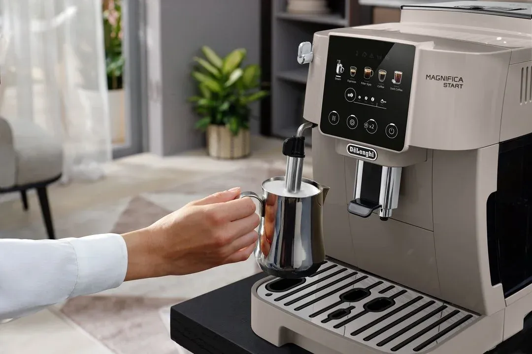 Кофемашина Delonghi Magnifica Start ECAM220.50.BG 1450Вт бежевый/серебристый - фото 6
