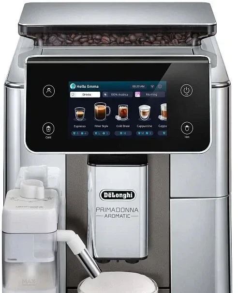 Кофемашина Delonghi Primadonna Aromatic ECAM630.75.TSM 1450Вт серебристый/черный - фото 3