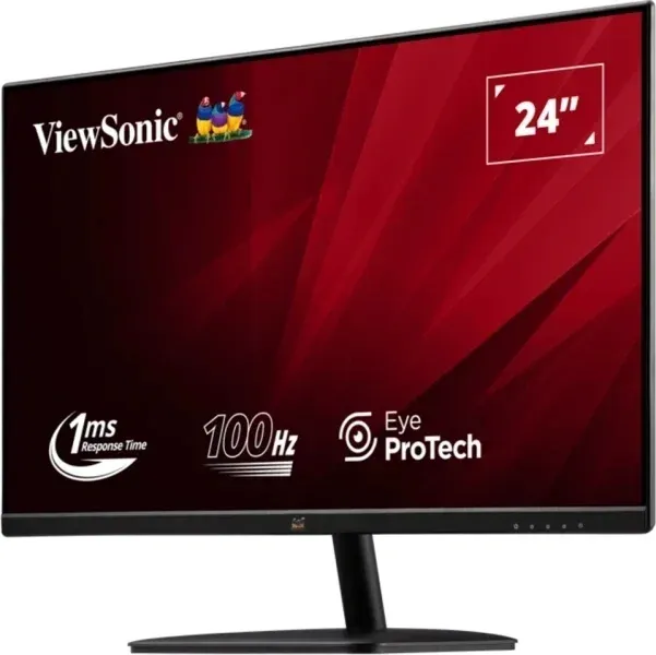 Монитор ViewSonic 24 VA2432-H-2 черный IPS LED 16:9 HDMI матовая 250cd 178гр/178гр 1920x1080 100Hz VGA FHD 2.7кг - фото 2