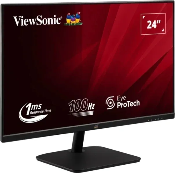 Монитор ViewSonic 24 VA2432-H-2 черный IPS LED 16:9 HDMI матовая 250cd 178гр/178гр 1920x1080 100Hz VGA FHD 2.7кг - фото 3