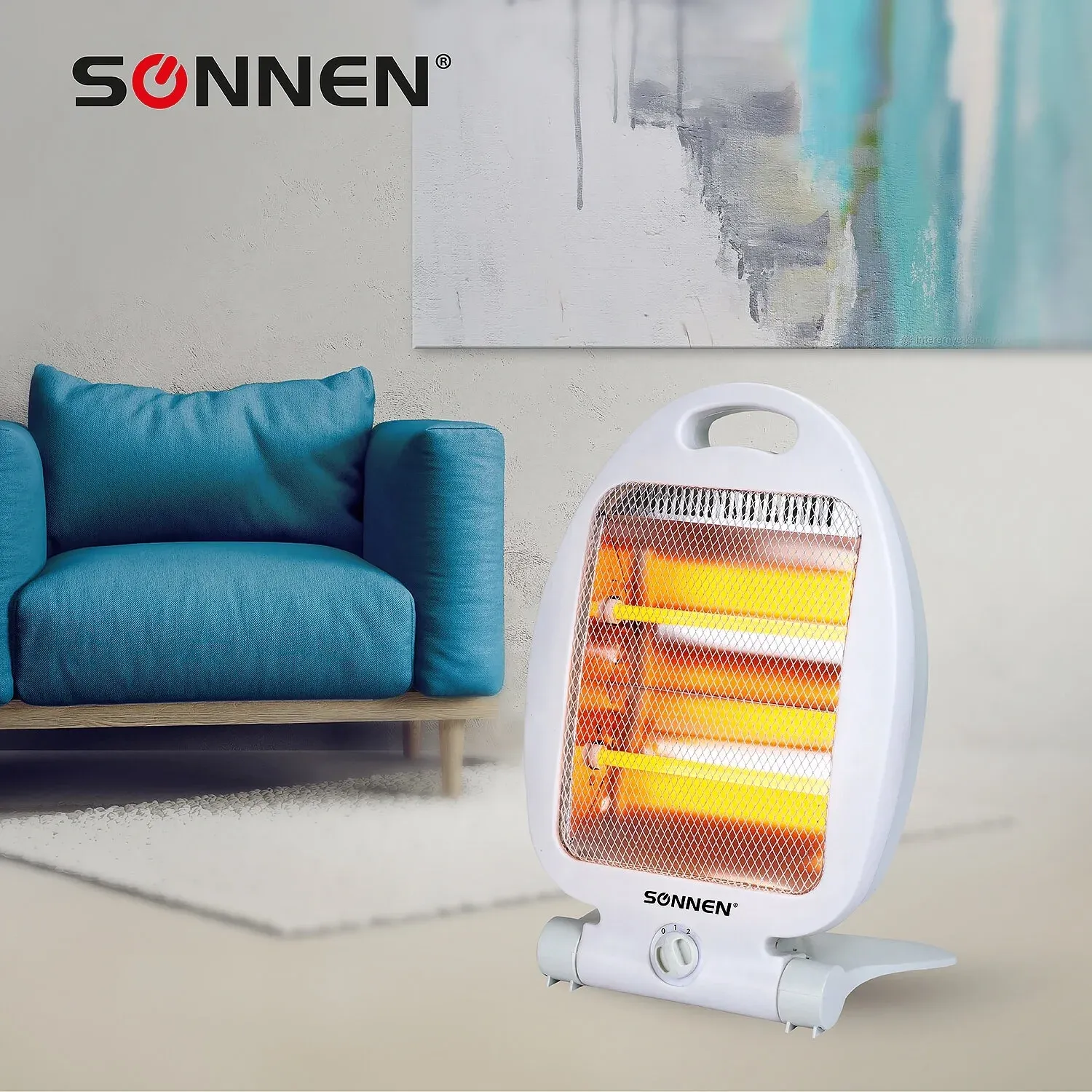 Обогреватель инфракрасный Sonnen RH06 800Вт белый - фото 5