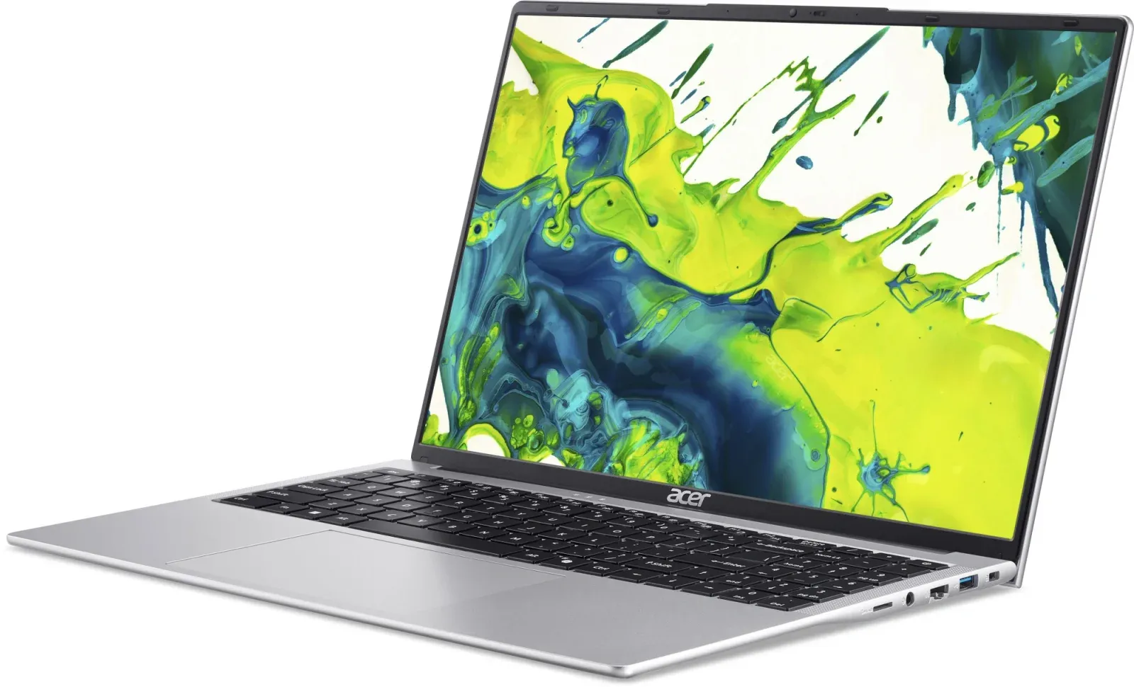 Ноутбук Acer Aspire Lite AL16-54P-566Z Core 5 120U 16Gb SSD512Gb Intel Graphics 16 IPS WUXGA 1920x1200 без ОС silver WiFi BT Cam 5100mAh NX.D76CD.005 - фото 3
