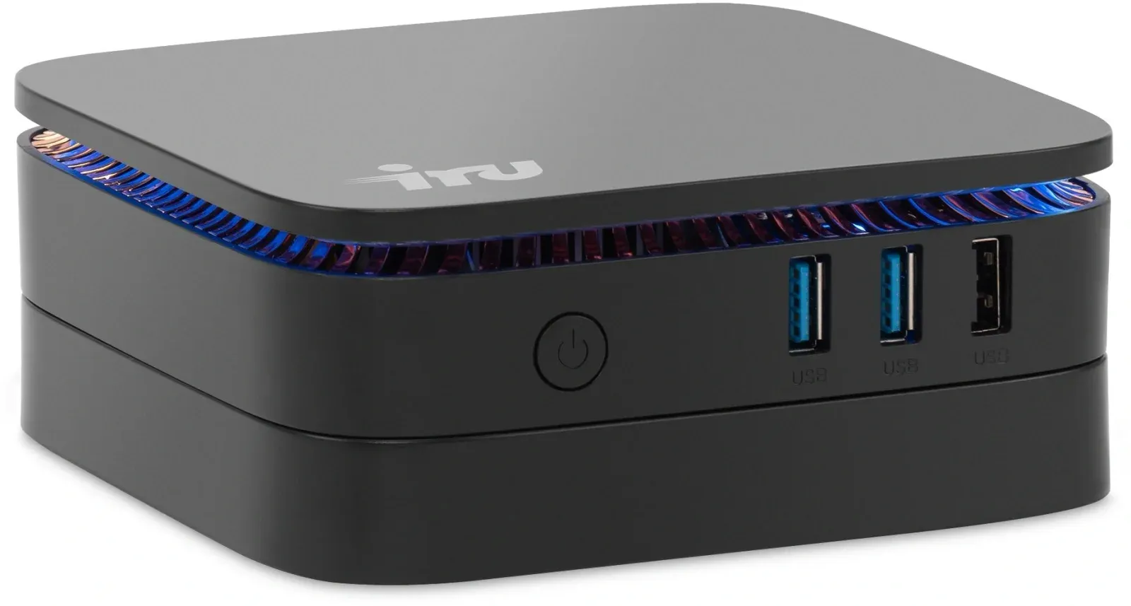 Неттоп IRU 110JLCN Cel N4500 1.1 8Gb SSD256Gb UHDG Windows 11 Pro GbitEth WiFi BT черный 2152163 - фото 2
