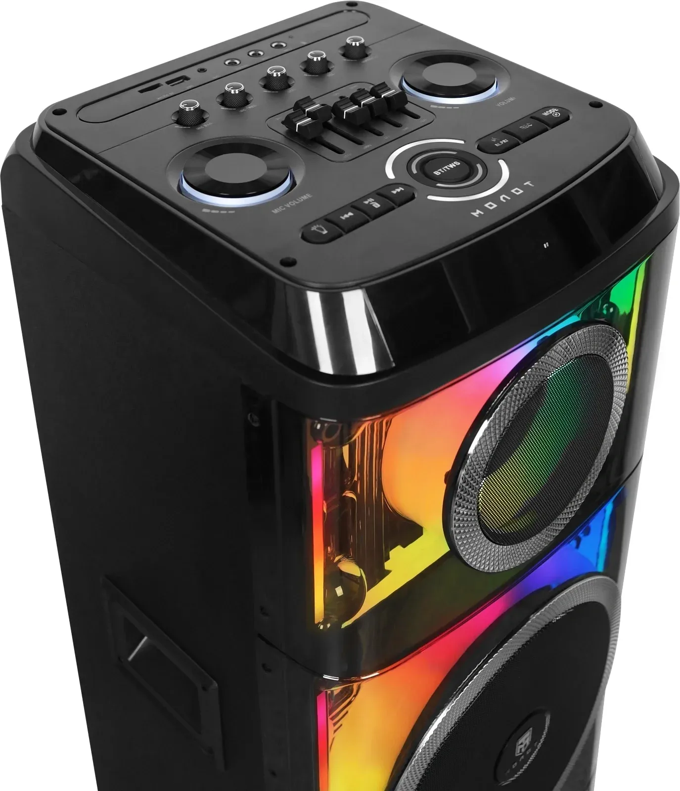 Колонка порт. Ural Молот 203 черный 2000W 1.1 BT/3.5Jack/USB-C 15м 9000mAh УРАЛ МОЛОТ 203 - фото 7
