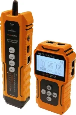 Тестер кабельный Lanmaster LAN-TST-LPTV-M оранжевый/черный - фото 6