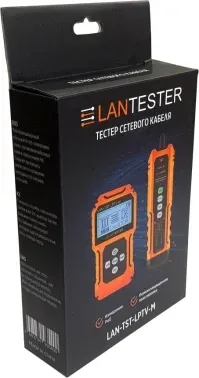 Тестер кабельный Lanmaster LAN-TST-LPTV-M оранжевый/черный - фото 8