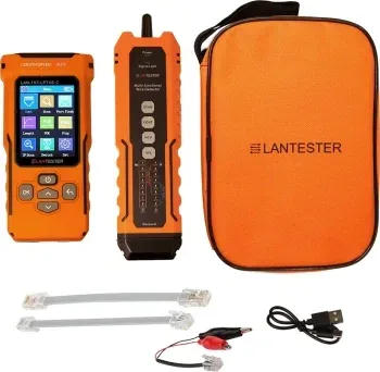 Тестер кабельный Lanmaster LAN-TST-LPTVE-C оранжевый/черный - фото 5
