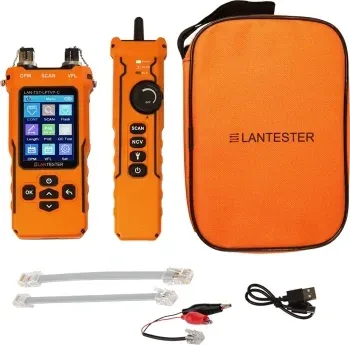 Тестер кабельный Lanmaster LAN-TST-LPTVP-C оранжевый/черный - фото 5