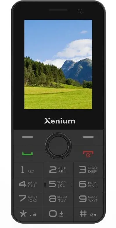 Мобильный телефон Xenium X900 черный моноблок 3G 4G 1Sim 2.4 240x320 Spreadtrum ThreadX RTOS 0.3Mpix GPS GSM900/1800 GSM1900 MP3 FM A-GPS microSD max32Gb - фото 2