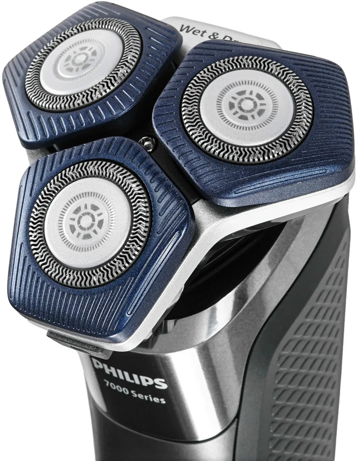 Бритва роторная Philips Series 7000 S7887/55 реж.эл.:3 питан.:аккум. черный/синий - фото 7