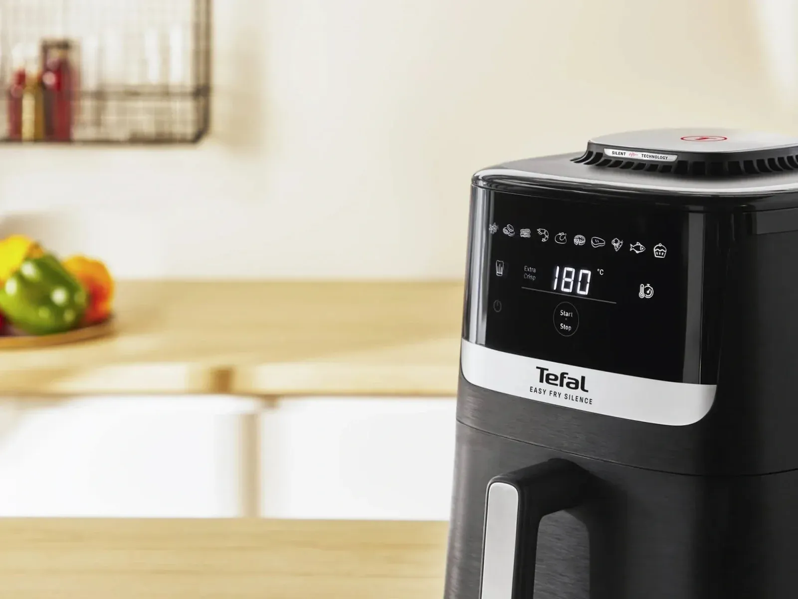 Аэрогриль Tefal EY5528E0 5л 1670Вт черный/серебристый 7211419374 - фото 7