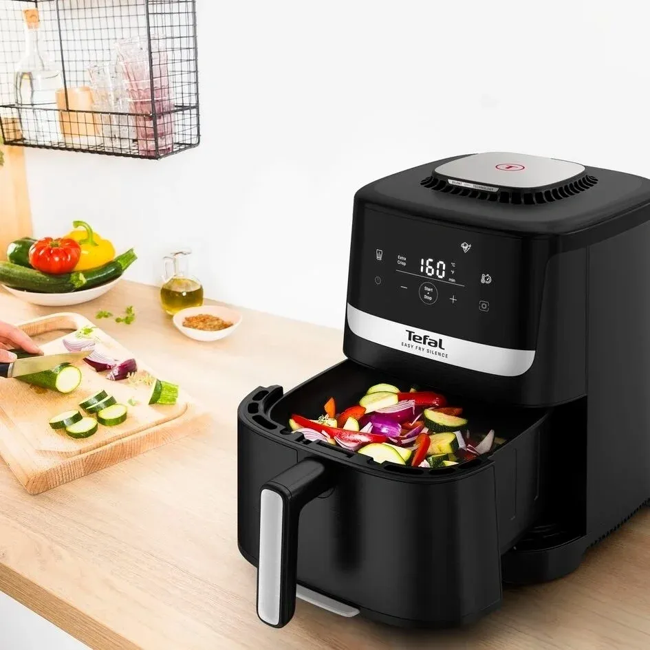 Аэрогриль Tefal EY5528E0 5л 1670Вт черный/серебристый 7211419374 - фото 8