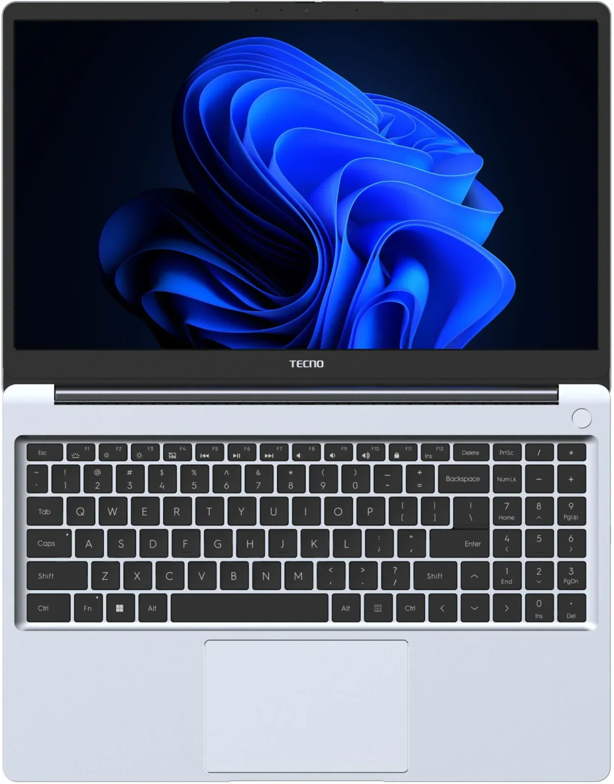 Ноутбук Tecno MegaBook K15SDA Ryzen 5 7430U 16Gb SSD512Gb AMD Radeon Graphics 15.6 IPS FHD 1920x1080 Windows 11 Home silver WiFi BT Cam 6060mAh 71005000394 - фото 6