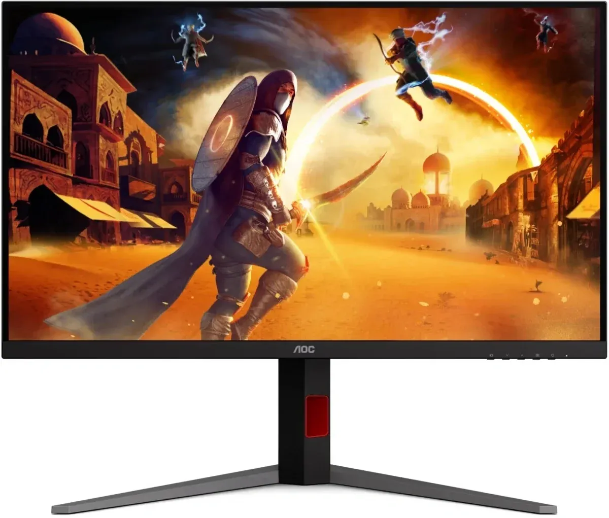 Монитор AOC 32 Gaming U32G4U черный/красный IPS LED 16:9 HDMI матовая HAS Piv 450cd 178гр/178гр 3840x2160 160Hz DP 4K USB 8.01кг - фото 2