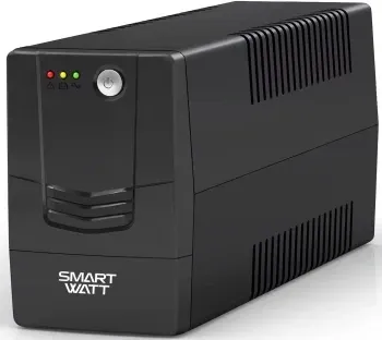 Источник бесперебойного питания Smartwatt UNI 1050E 600Вт 1050ВА черный - фото 3
