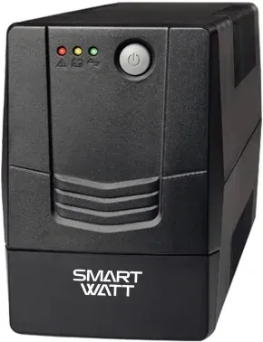 Источник бесперебойного питания Smartwatt UNI 1050E 600Вт 1050ВА черный - фото 4