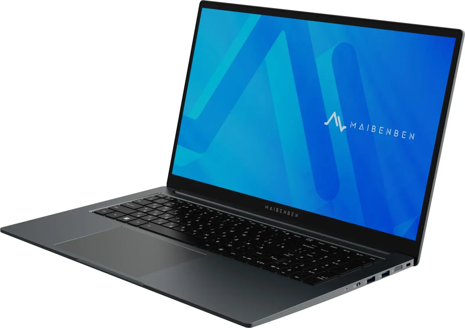Ноутбук Maibenben P17A-R787UM Ryzen 7 8745HS 16Gb SSD512Gb AMD Radeon 780M 17.3 IPS FHD 1920x1080 Linux grey WiFi BT Cam 3896mAh P17A-R787UMF1SHGRE0 - фото 3