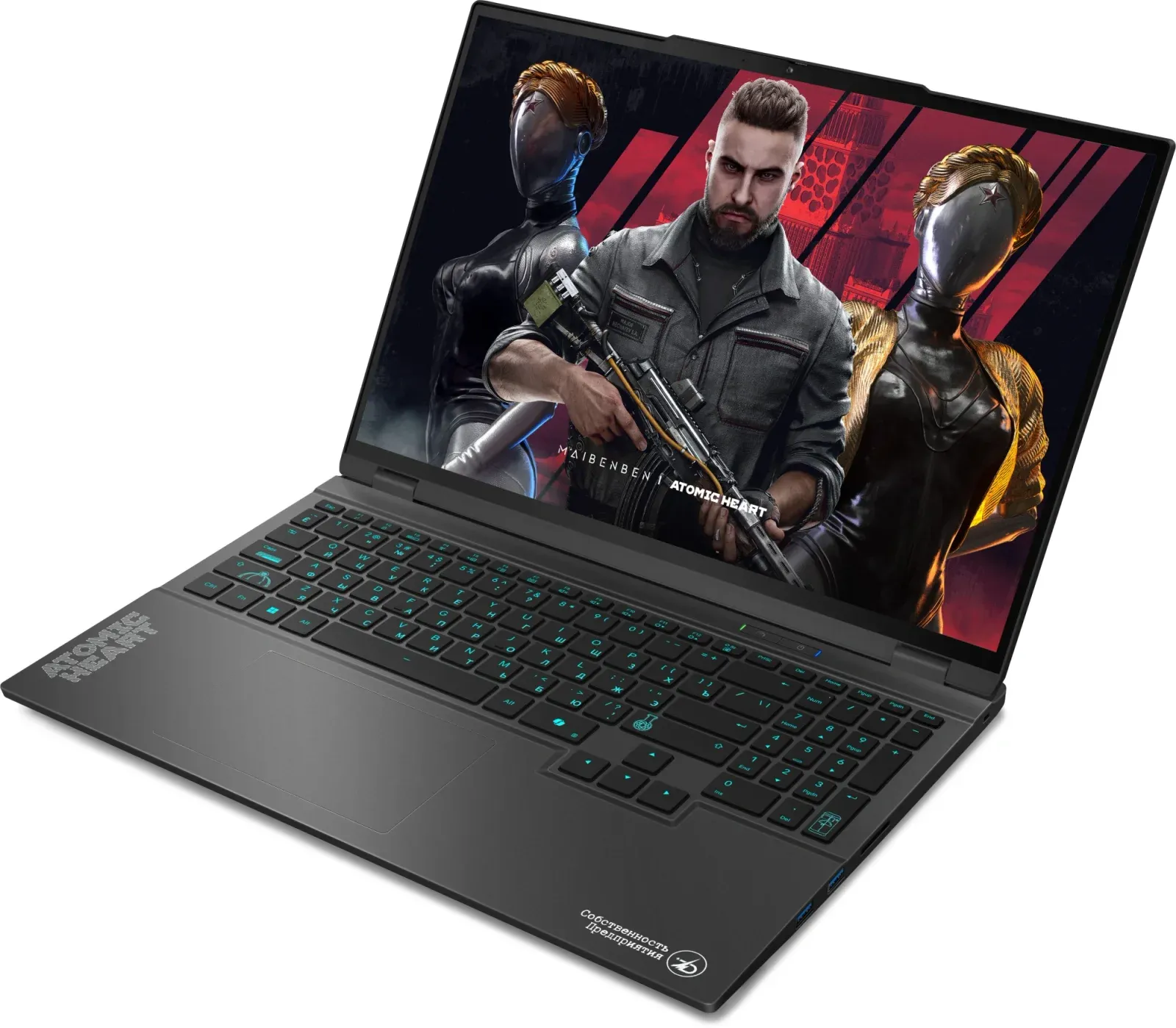 Ноутбук Maibenben X16B-R98956 Ryzen 9 8940HX 16Gb SSD1Tb NVIDIA GeForce RTX 5060 8Gb 16 IPS QHD+ 2560x1600 Windows 11 Home black WiFi BT Cam 5200mAh X16B-R98956GQSHBRE3 - фото 5