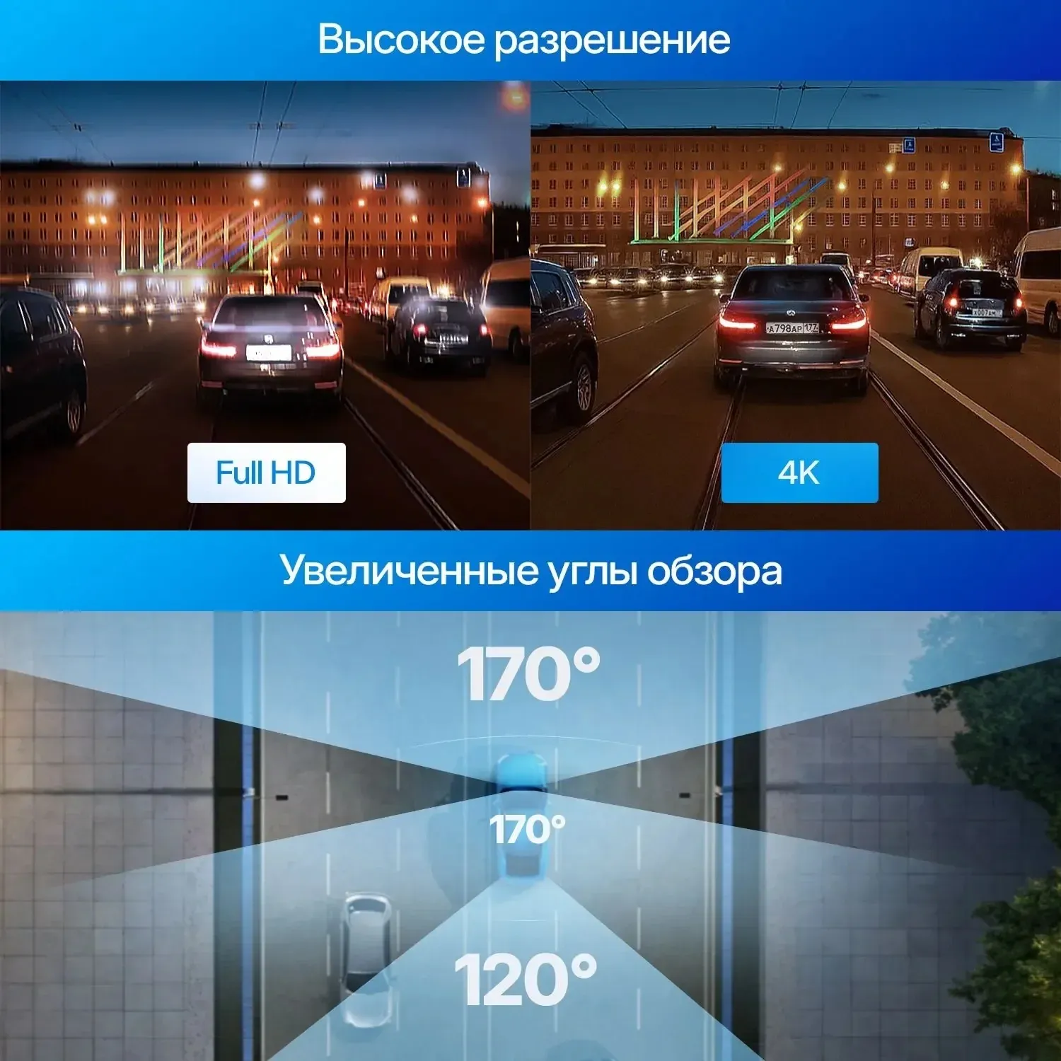 Видеорегистратор TrendVision Proof Ultra черный 2160x3840 2160p 170гр. GPS SA230D - фото 3