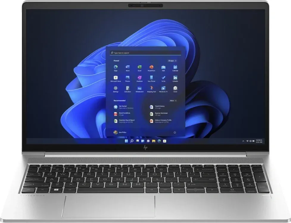 Ноутбук HP EliteBook 650 G10 Core i5 1335U 16Gb SSD512Gb Intel Iris Xe graphics 15.6 IPS FHD 1920x1080 FreeDOS silver WiFi BT Cam 9G2U9ET - фото 1