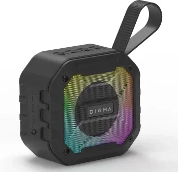 Колонка порт. Digma D-PS1501 черный 10W 1.0 BT 10м 1500mAh - фото 5
