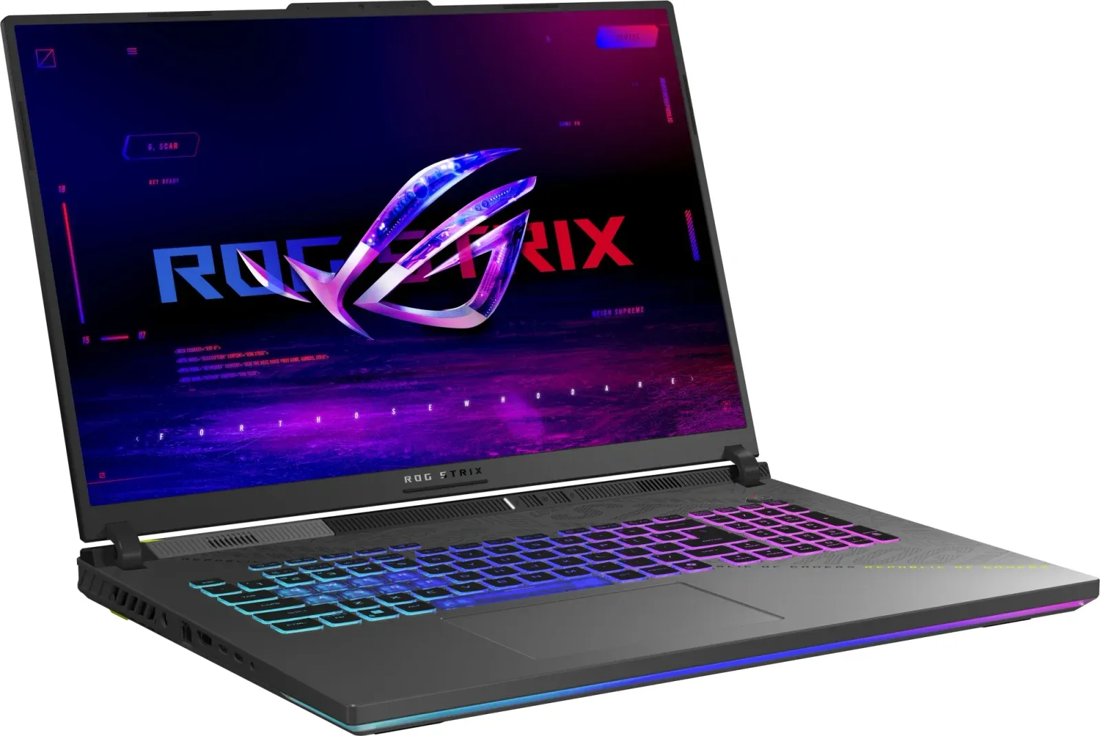 Ноутбук Asus ROG Strix G18 G814PM-S8074 Ryzen 9 8940HX 16Gb SSD1Tb NVIDIA GeForce RTX 5060 8Gb 18 IPS WUXGA 1920x1200 без ОС grey WiFi BT Cam 90NR0L29-M003Y0 - фото 5
