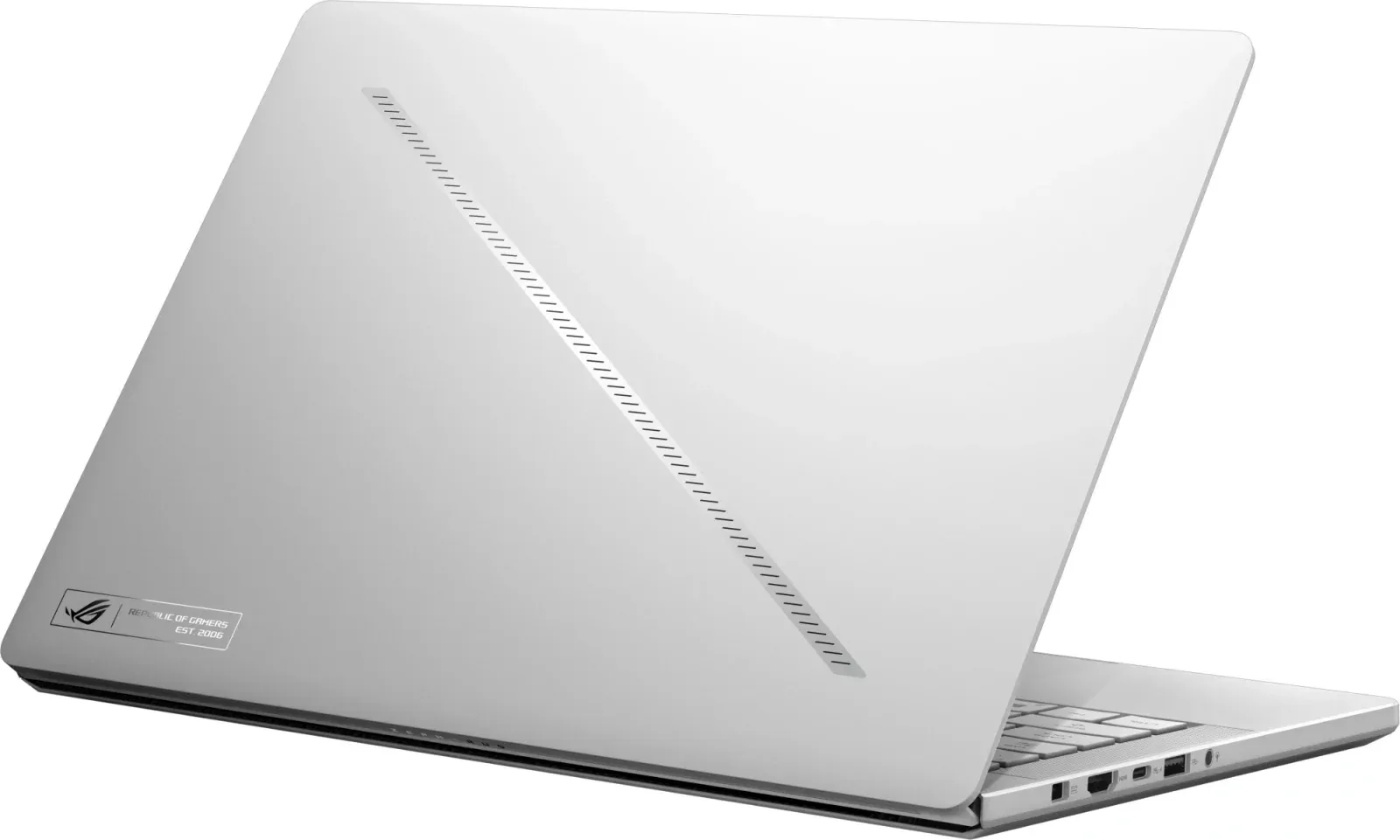 Ноутбук Asus ROG Zephyrus G14 GA403GM-SY020 Ryzen AI 9 465 32Gb SSD1Tb NVIDIA GeForce RTX 5060 8Gb 14 OLED 3K 2880x1800 без ОС white WiFi BT Cam Bag 90NR0QL2-M000V0 - фото 8