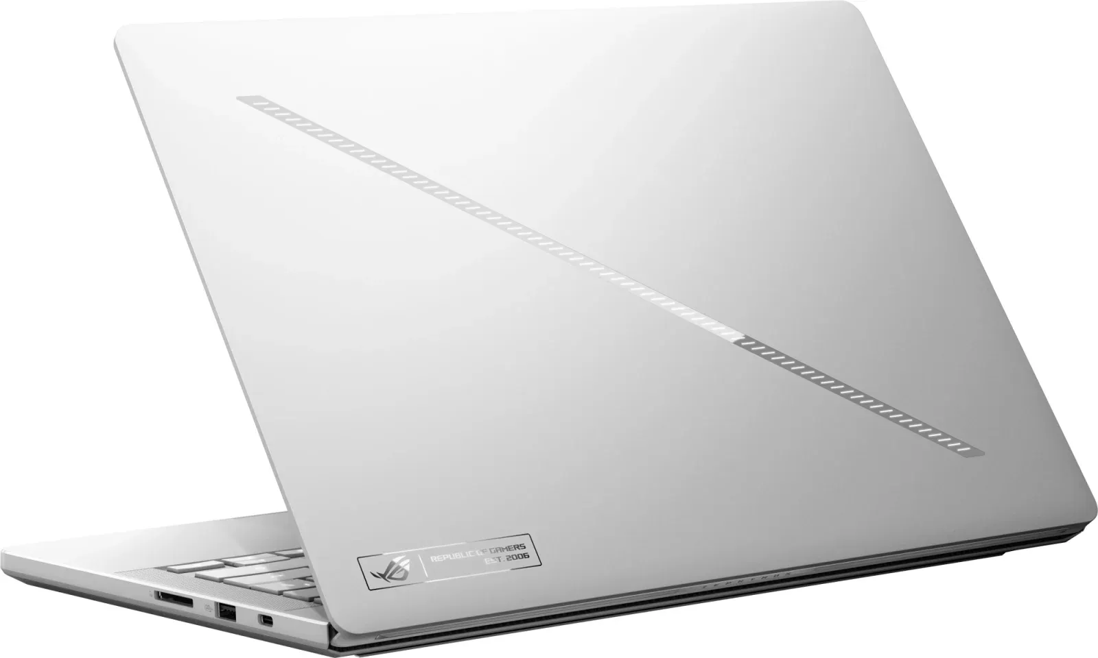 Ноутбук Asus ROG Zephyrus G14 GU405AW-SY024W Core Ultra 9 386H 32Gb SSD1Tb NVIDIA GeForce RTX5080 16Gb 14 OLED 3K 2880x1800 Windows 11 Home white WiFi BT Cam Bag 90NR0P83-M000Y0 - фото 3