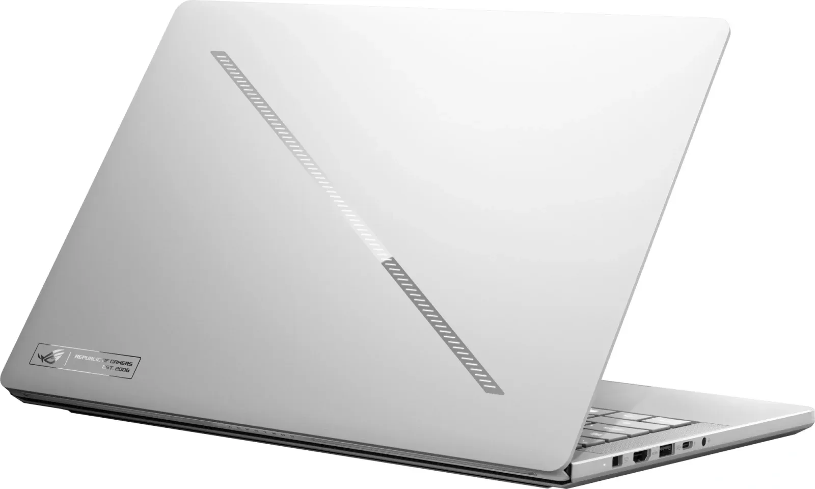 Ноутбук Asus ROG Zephyrus G14 GU405AW-SY024W Core Ultra 9 386H 32Gb SSD1Tb NVIDIA GeForce RTX5080 16Gb 14 OLED 3K 2880x1800 Windows 11 Home white WiFi BT Cam Bag 90NR0P83-M000Y0 - фото 4
