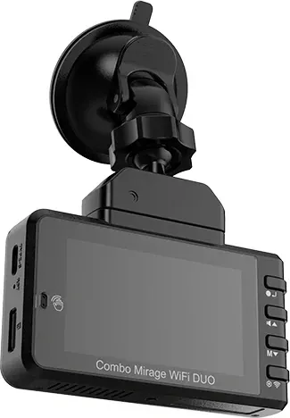 Видеорегистратор с радар-детектором Sho-Me COMBO MIRAGE WIFI DUO черный 2160p 140гр. GPS MStar 8627 - фото 4