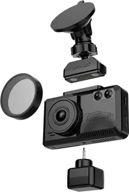 Видеорегистратор с радар-детектором Sho-Me COMBO MIRAGE WIFI DUO черный 2160p 140гр. GPS MStar 8627 - фото 7