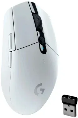 Мышь Logitech G304 Lightspeed белый оптическая 12000dpi беспров. USB 5but 910-005294 - фото 8