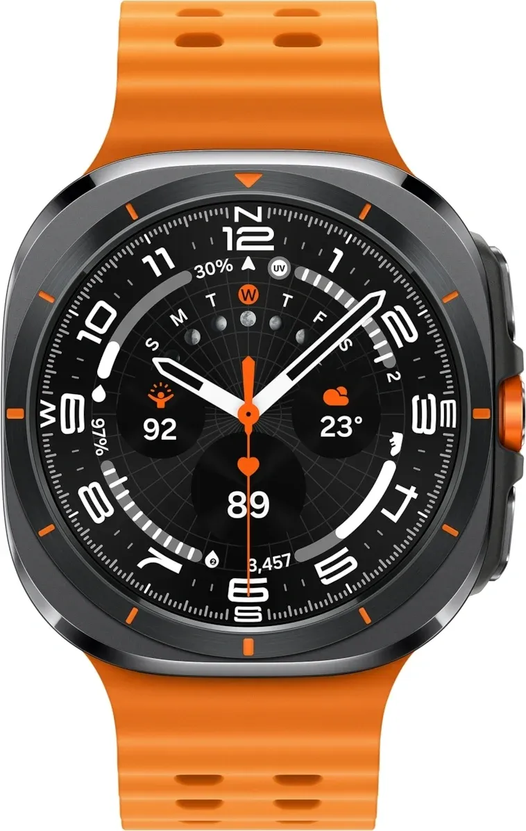 Смарт-часы Samsung Galaxy Watch Ultra LTE Watch Ultra 47мм 1.5 AMOLED корп.черный титан рем.оранжевый SM-L705FZA1CAU - фото 6