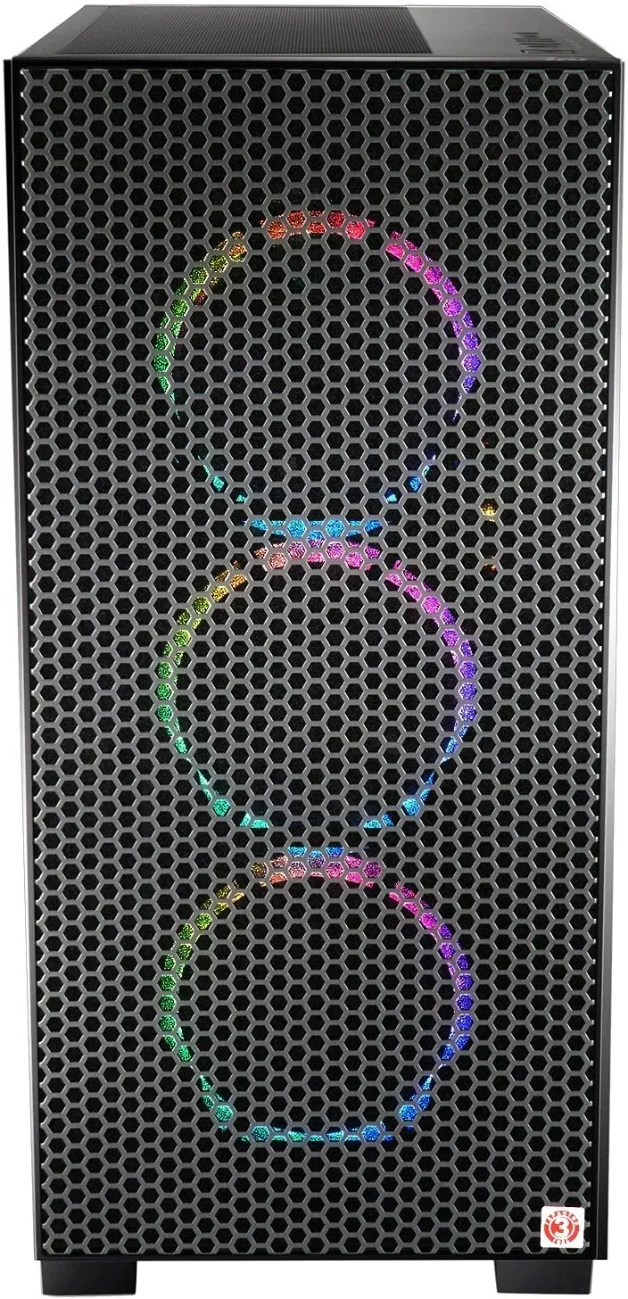 ПК IRU Corp 710Z7GP TWR i7 12700F 2.1 32Gb SSD1Tb RTX4060Ti 8Gb FreeDOS GbitEth 850W черный RUS 2154647 - фото 2
