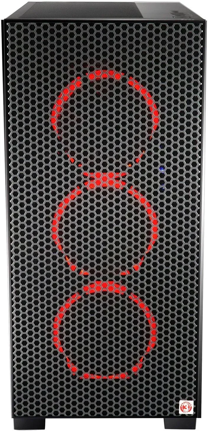 ПК IRU Corp 710Z7GP TWR i7 12700F 2.1 32Gb SSD1Tb RTX4060Ti 8Gb FreeDOS GbitEth 850W черный RUS 2154647 - фото 3