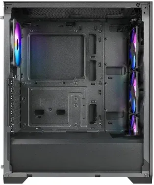 Корпус Azza AEROHEX черный без БП ATX 6x120mm 2x140mm 1xUSB2.0 1xUSB3.0 audio bott PSU - фото 8