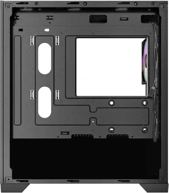 Корпус Azza AEROHEX-M черный без БП mATX 8x120mm 2x140mm 1xUSB2.0 2xUSB3.0 audio bott PSU - фото 7