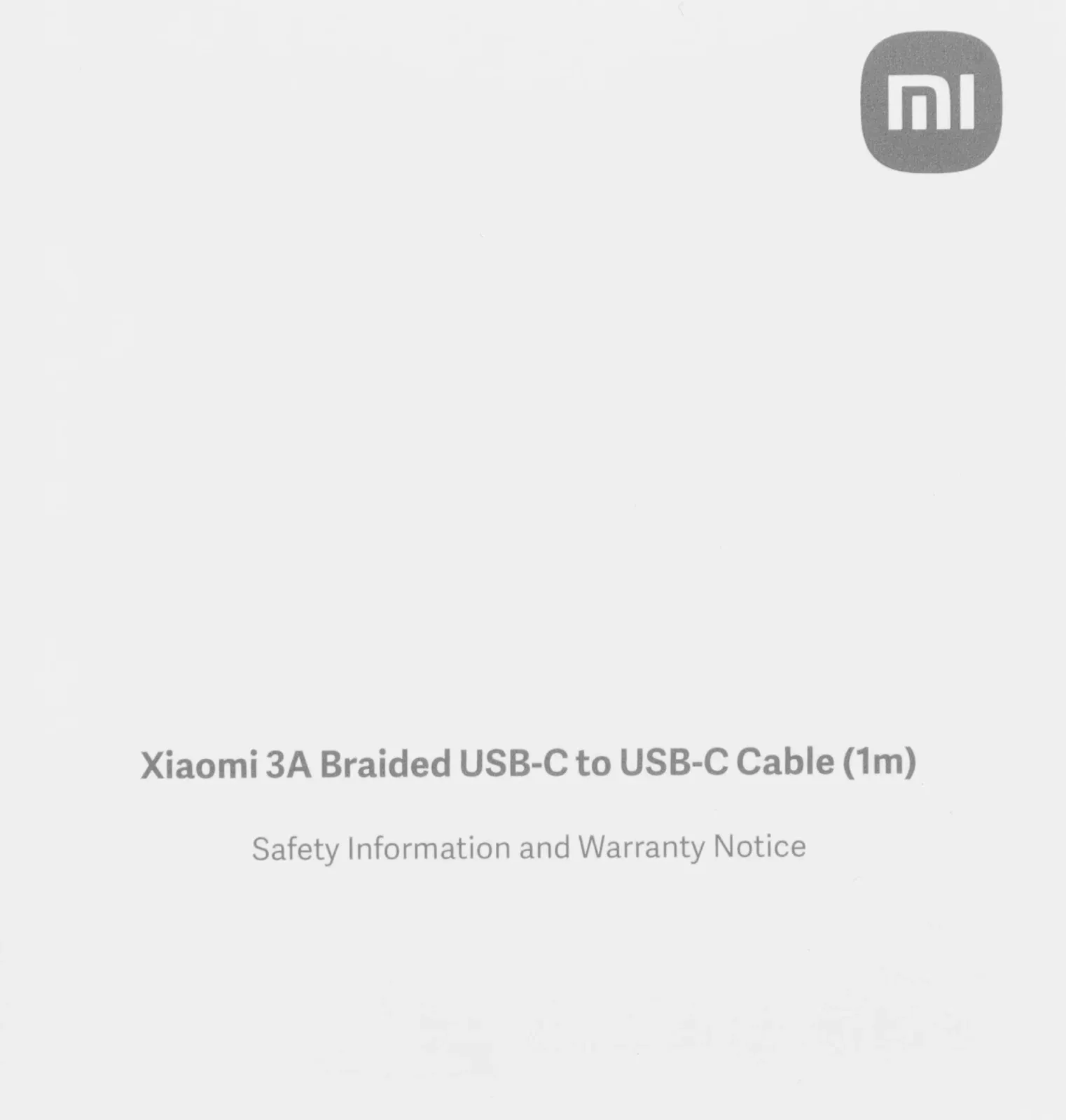 Кабель Xiaomi BHR0878GL USB Type-C m-USB Type-C m 1м белый коробка - фото 6