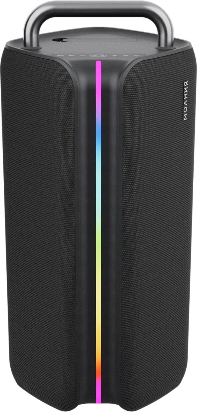 Колонка порт. Ural Молния Бит черный 420W 1.1 BT/3.5Jack/USB-C 10м 8000mAh УРАЛ МОЛНИЯ БИТ - фото 5