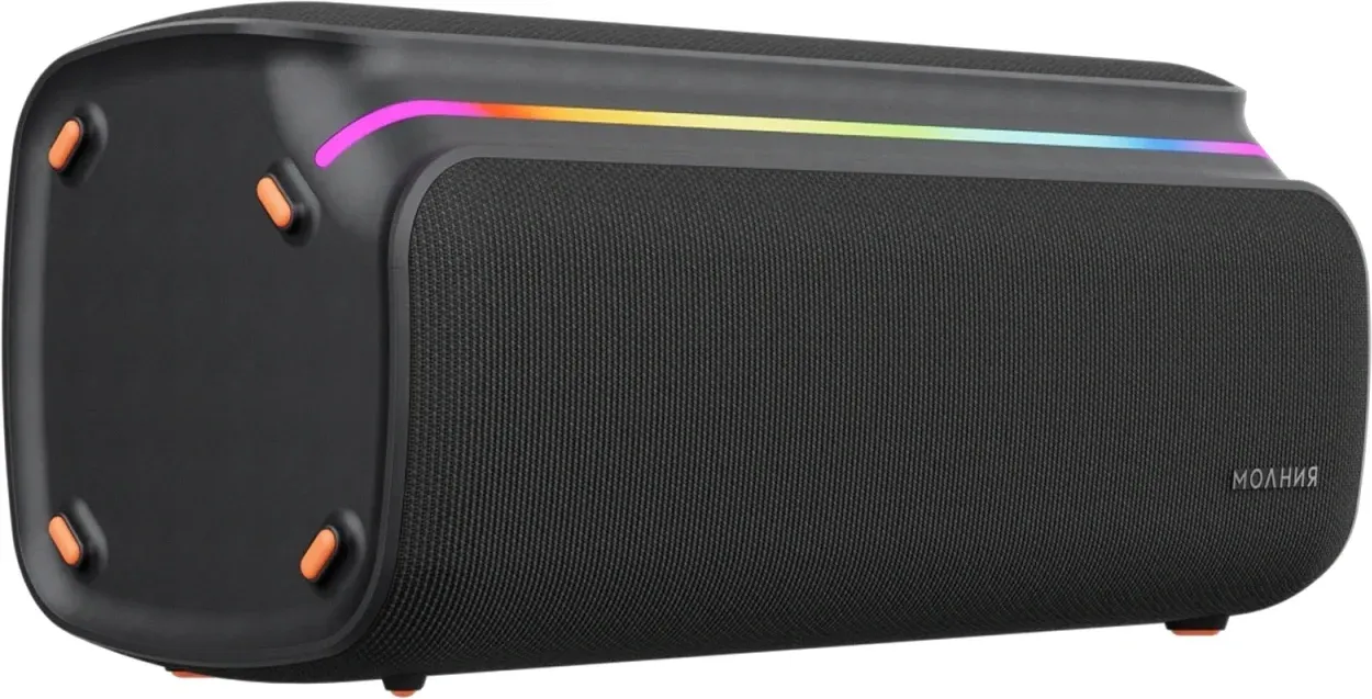 Колонка порт. Ural Молния Бит черный 420W 1.1 BT/3.5Jack/USB-C 10м 8000mAh УРАЛ МОЛНИЯ БИТ - фото 7