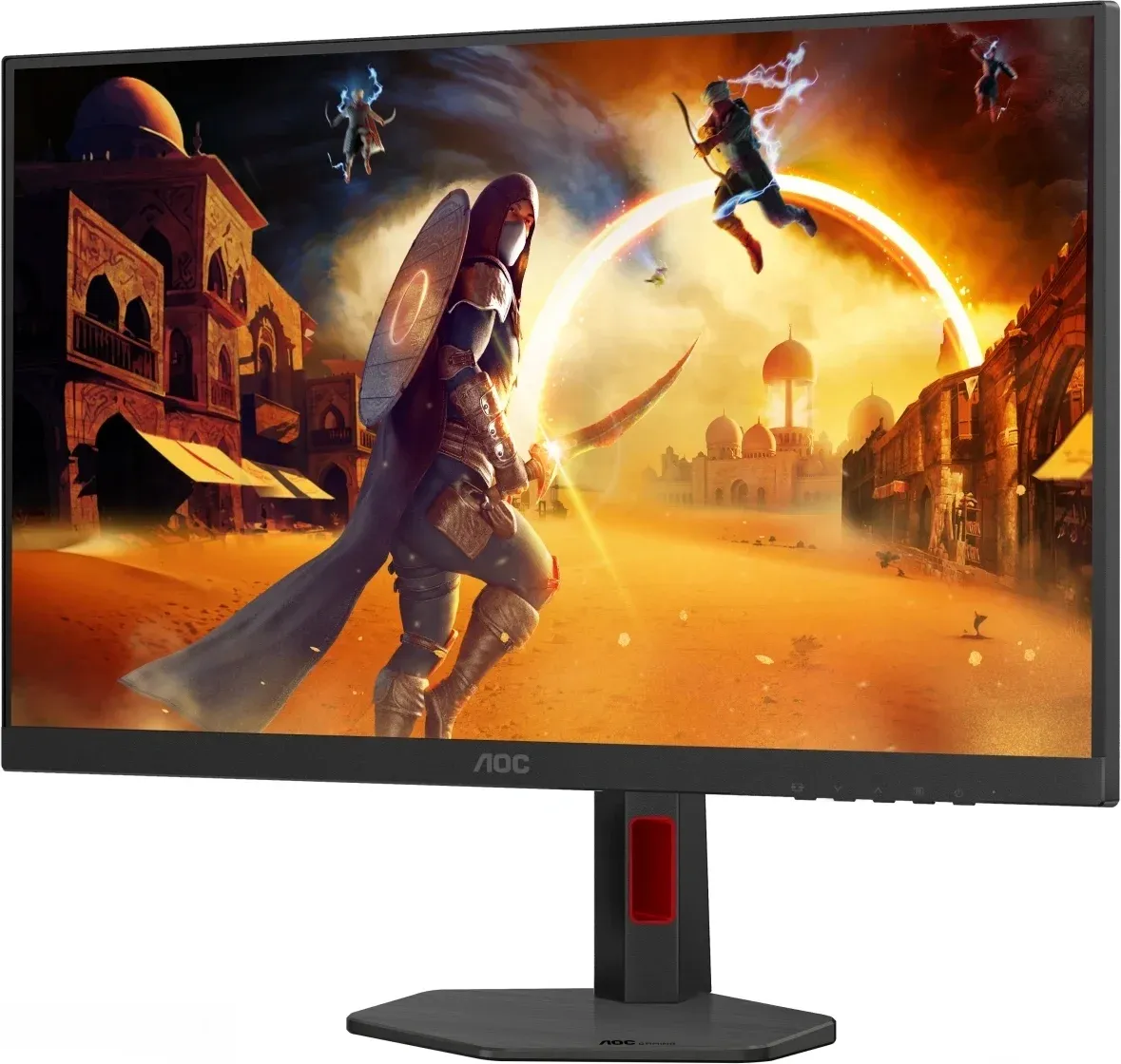 Монитор AOC 27 Q27G4SRU черный IPS LED 16:9 HDMI M/M матовая HAS Piv 1000:1 450cd 178гр/178гр 2560x1440 300Hz G-Sync DP 2K 6.11кг - фото 4