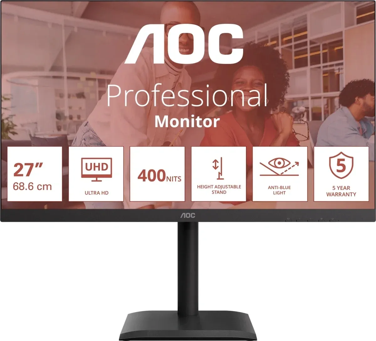 Мониторы ЖК AOC U27E4CV - фото 1