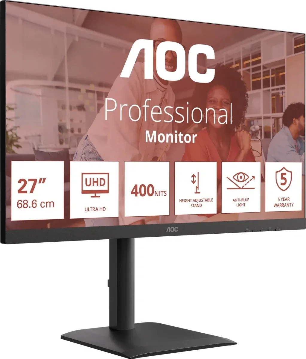 Мониторы ЖК AOC U27E4CV - фото 2