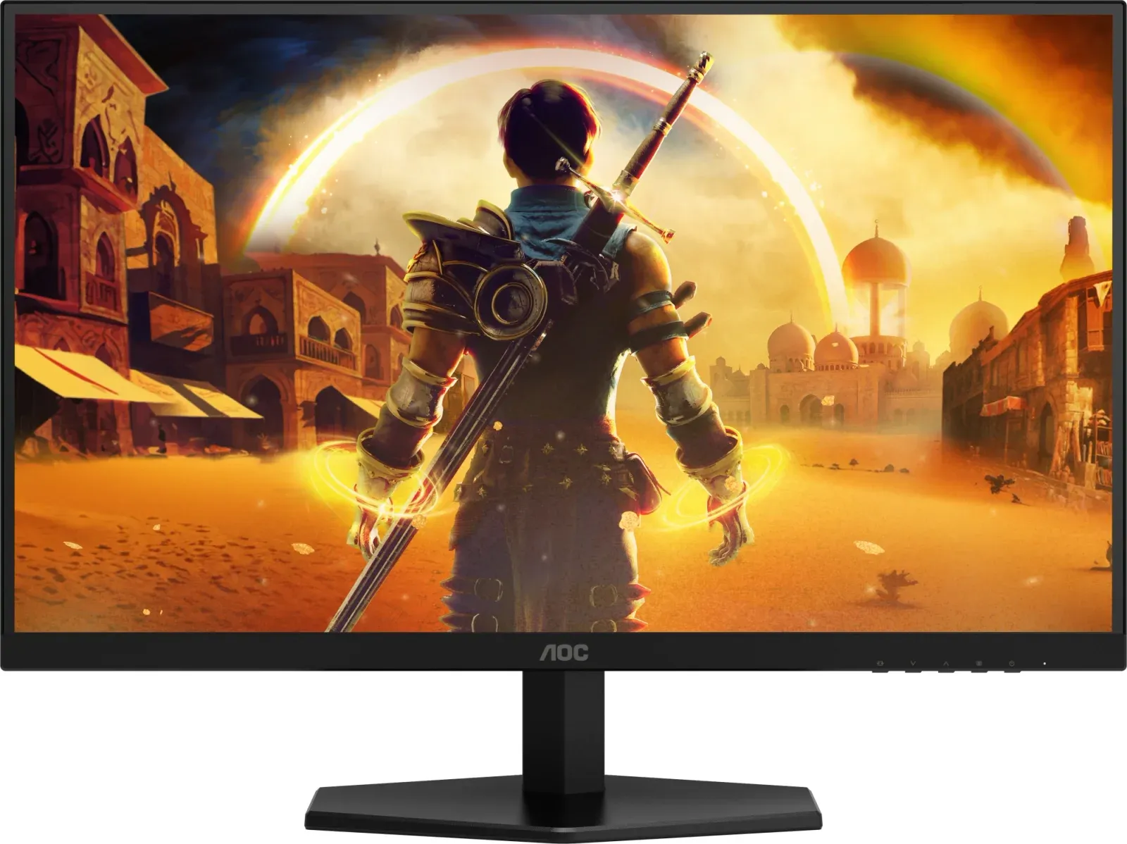 Монитор AOC 27 Q27G42XE черный IPS LED 1ms 16:9 HDMI M/M матовая 300cd 178гр/178гр 2560x1440 180Hz FreeSync DP 2K 3.88кг - фото 3