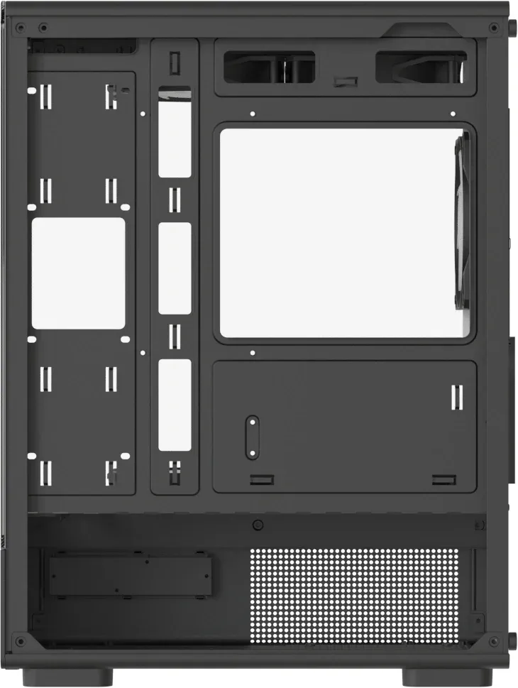Корпус Formula Crystal Z1CM v2 черный без БП mATX 1xUSB2.0 1xUSB3.0 audio bott PSU - фото 7