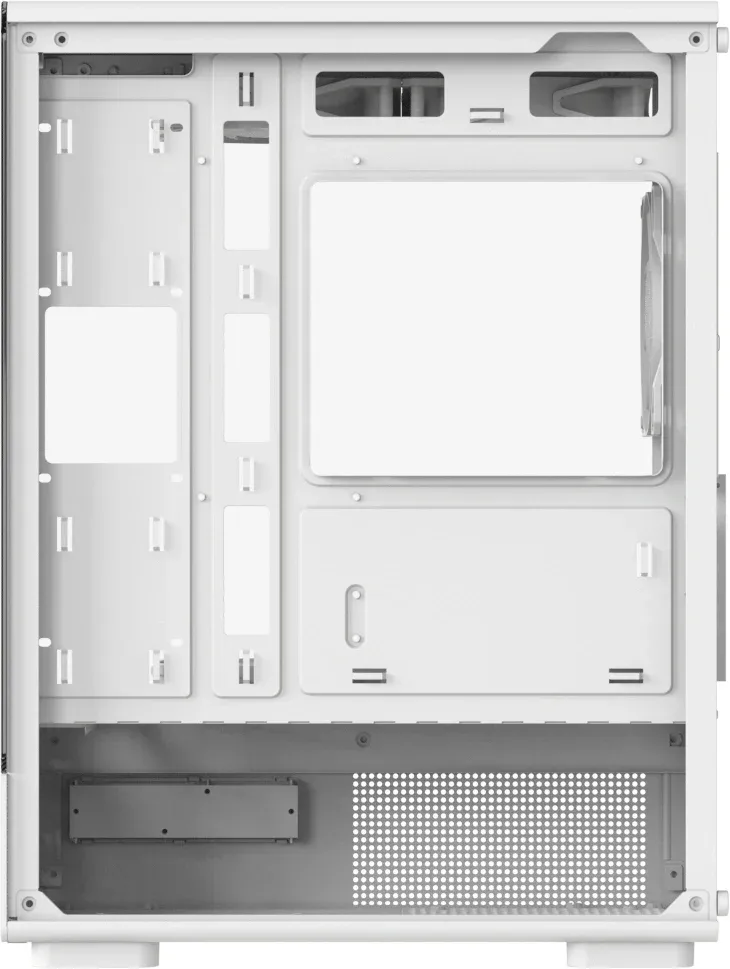 Корпус Formula Crystal Z1CM v2 белый без БП mATX 1xUSB2.0 1xUSB3.0 audio bott PSU - фото 7