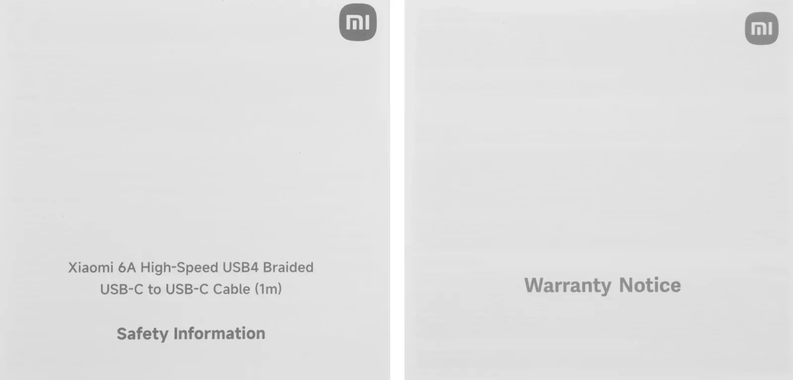 Кабель Xiaomi BHR087BGL USB Type-C m-USB Type-C m 1м черный - фото 1